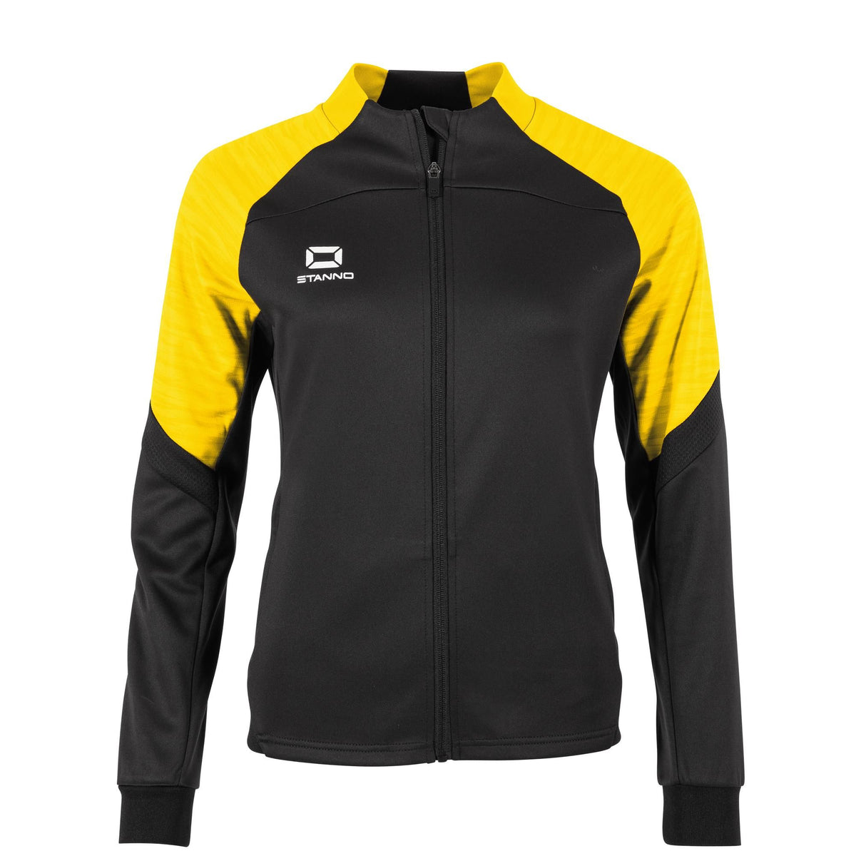 Stanno - Bolt Full Zip Jacke Damen Schwarz/ Gelb