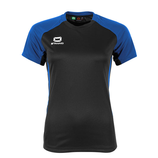 Stanno - Stadio T-Shirt Damen Schwarz/ Royal