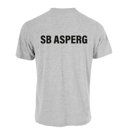 SB Asperg - Base Shirt Grau mit Schwarz