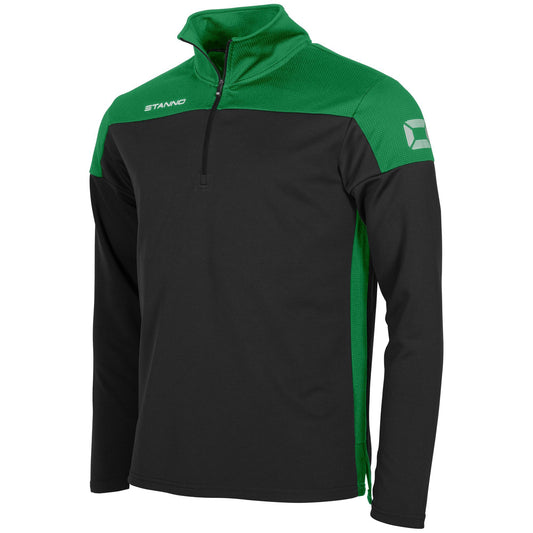 Stanno -Pride 1/4 Zip Top Schwarz/ Grün