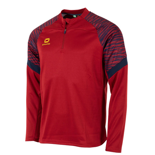 Stanno - Bolt Quarter Zip Top Dunkel Rot