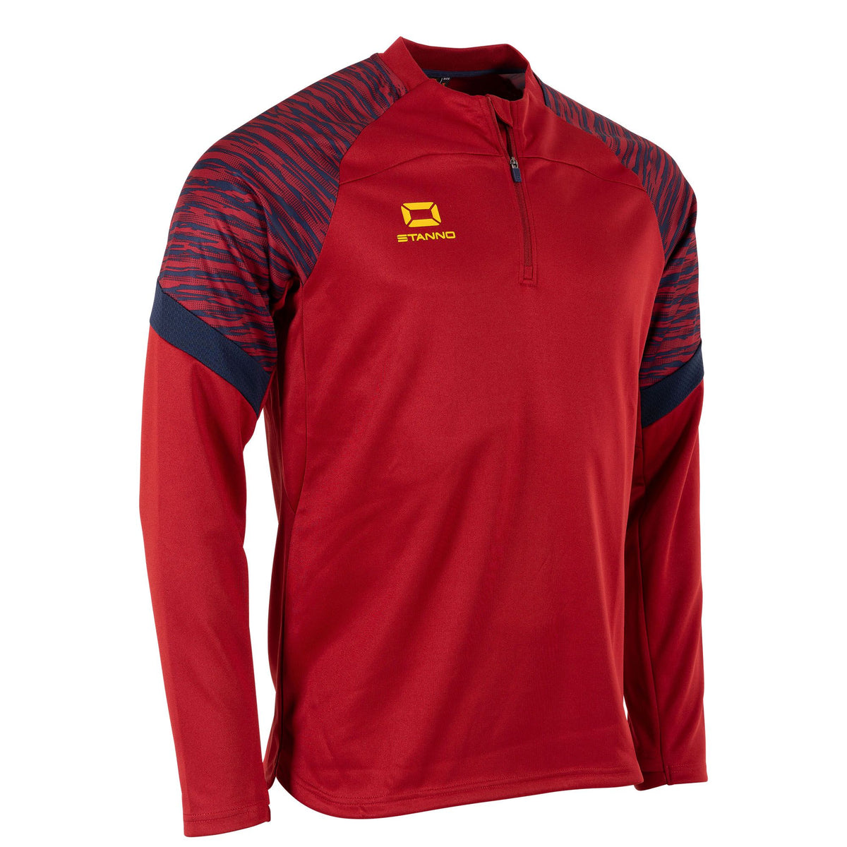 Stanno - Bolt Quarter Zip Top Dunkel Rot