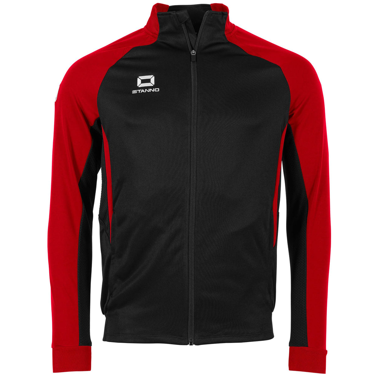 Stanno - Stadio Full Zip Top Schwarz/ Rot