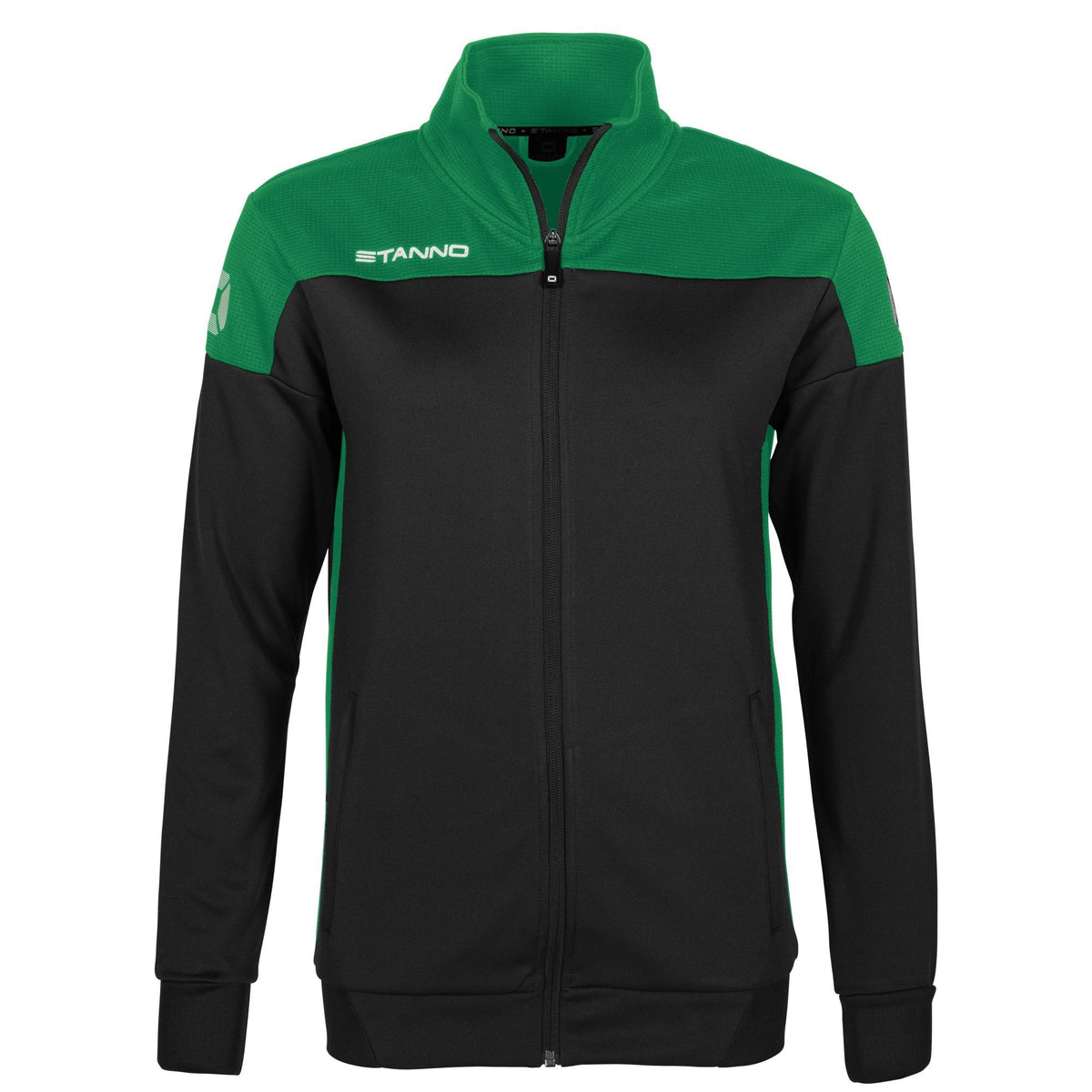 Stanno -Pride Full Zip Jacke Damen Schwarz/ Grün