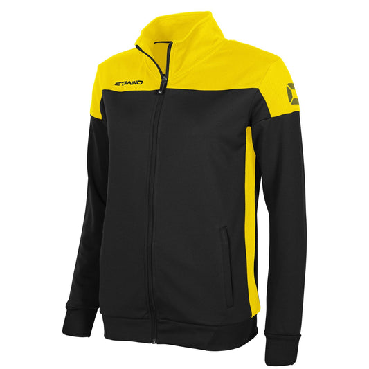 Stanno -Pride Full Zip Jacke Damen Schwarz/ Gelb