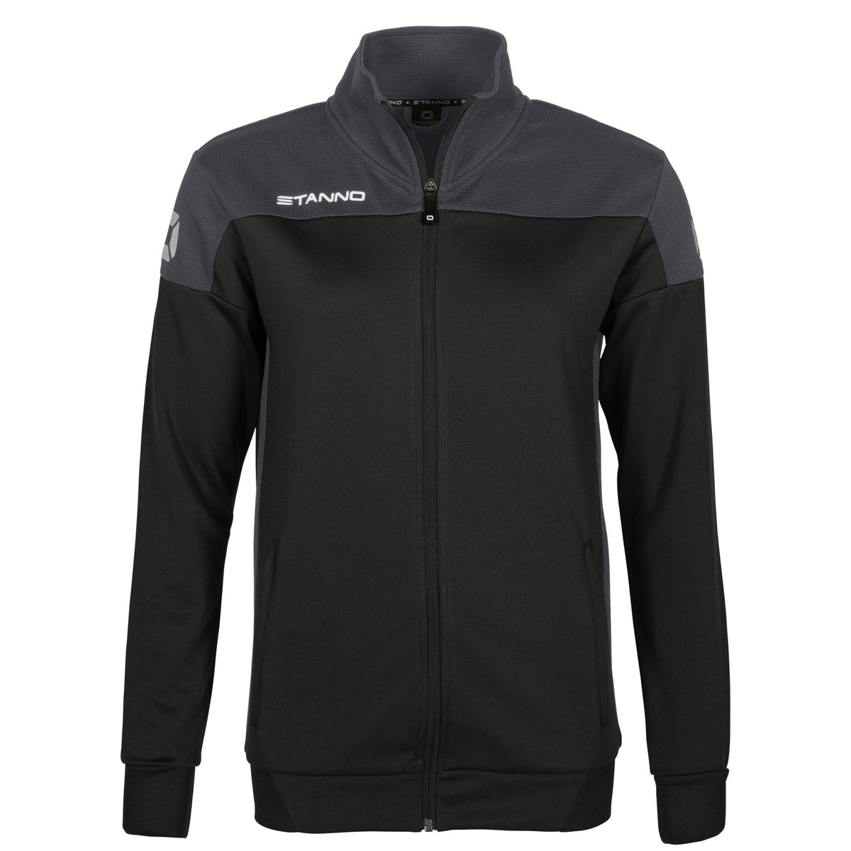 Stanno -Pride Full Zip Jacke Damen Schwarz/ Grau