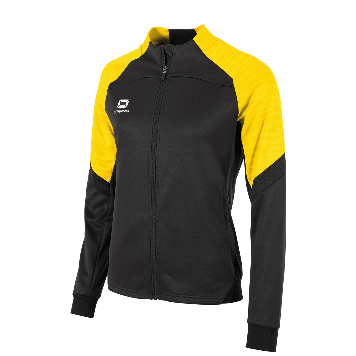 Stanno - Bolt Full Zip Jacke Damen Schwarz/ Gelb