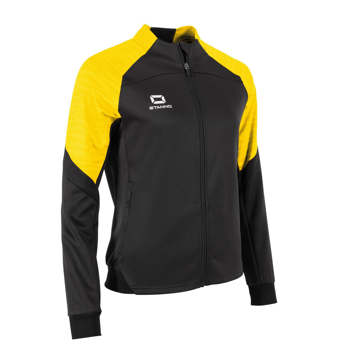 Stanno - Bolt Full Zip Jacke Damen Schwarz/ Gelb