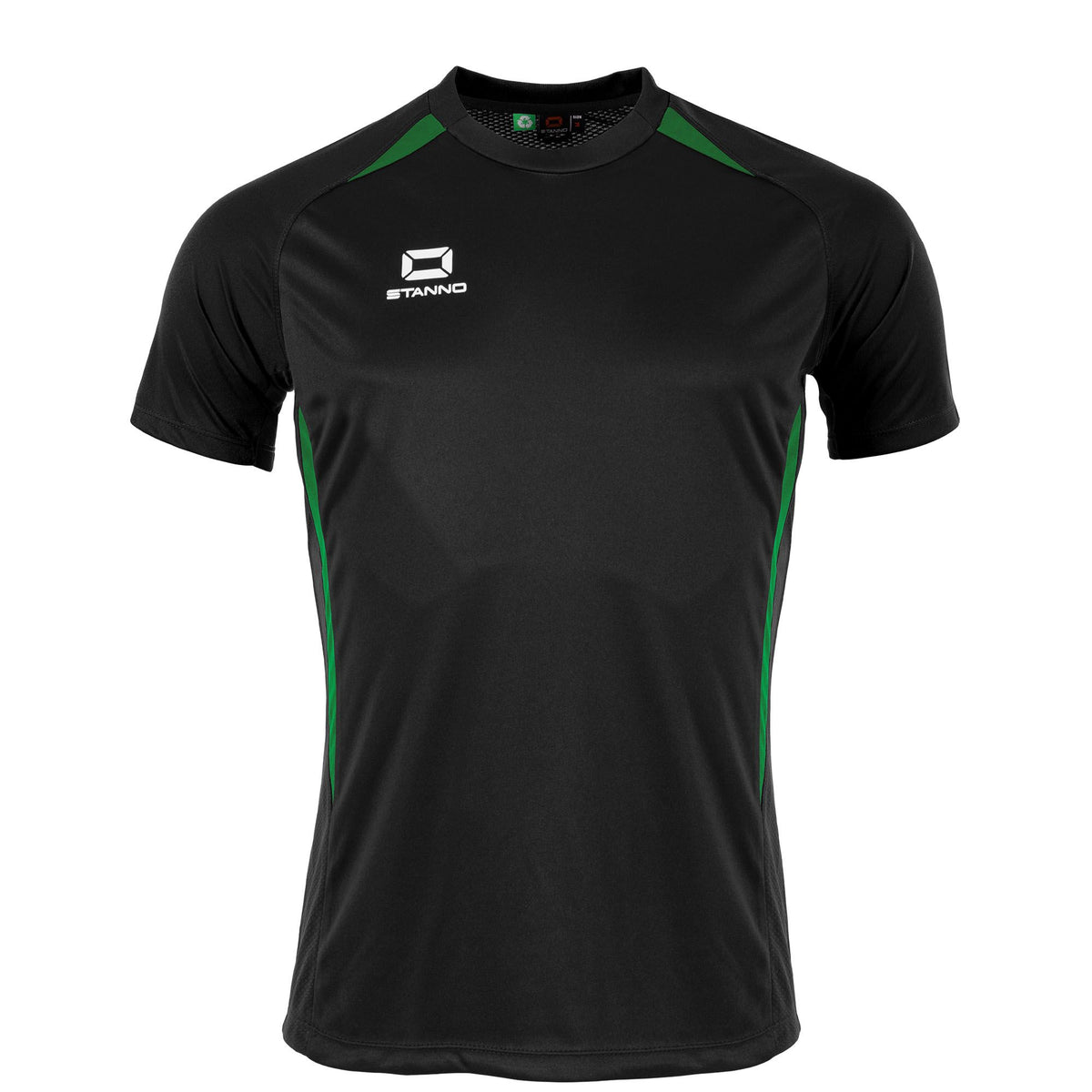 Stanno - Stadio T-Shirt Unisex Schwarz/ Grün