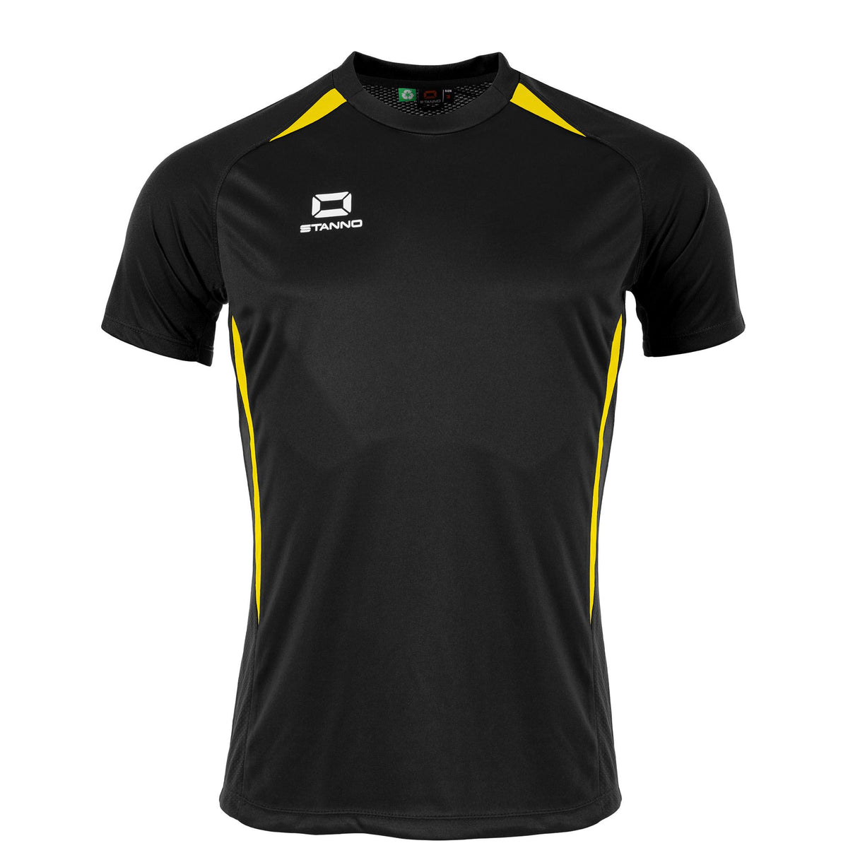 Stanno - Stadio T-Shirt Unisex Schwarz/ Gelb