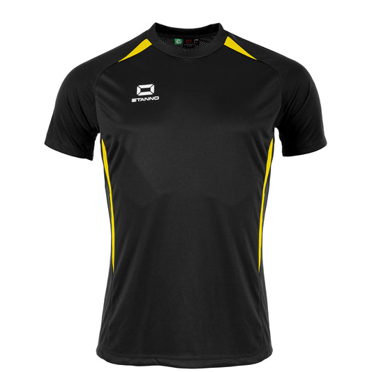 Stanno - Stadio T-Shirt Unisex Schwarz/ Gelb
