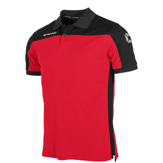 Stanno - Pride Polo Unisex Rot/Schwarz