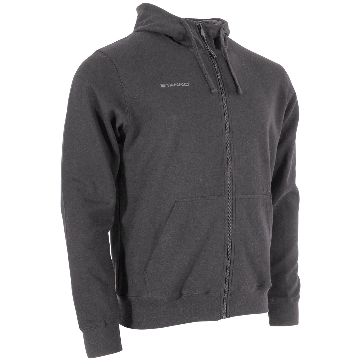 Stanno - Base Hooded Full Zip Sweat Top Dunkel Grau
