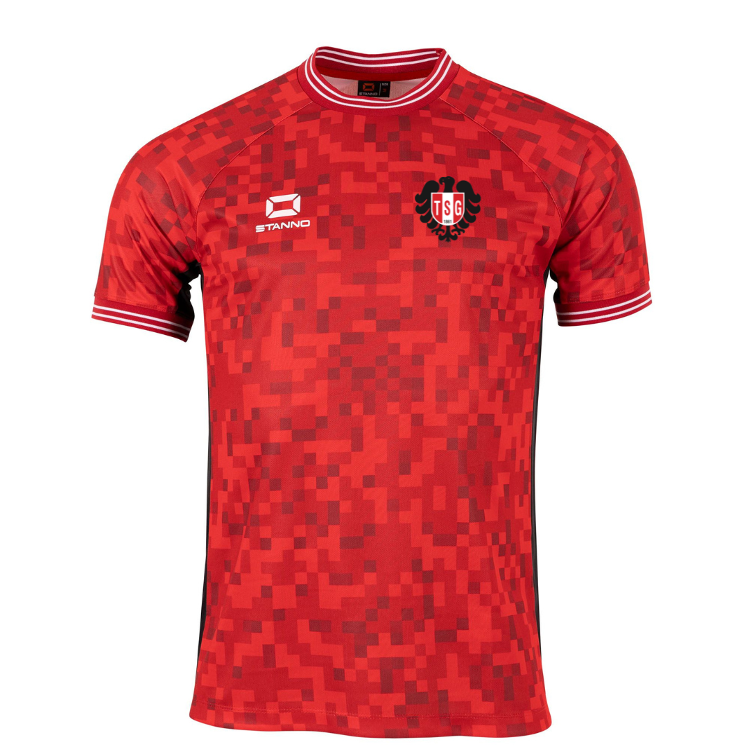 TSG - Pixel Trikot Unisex Rot