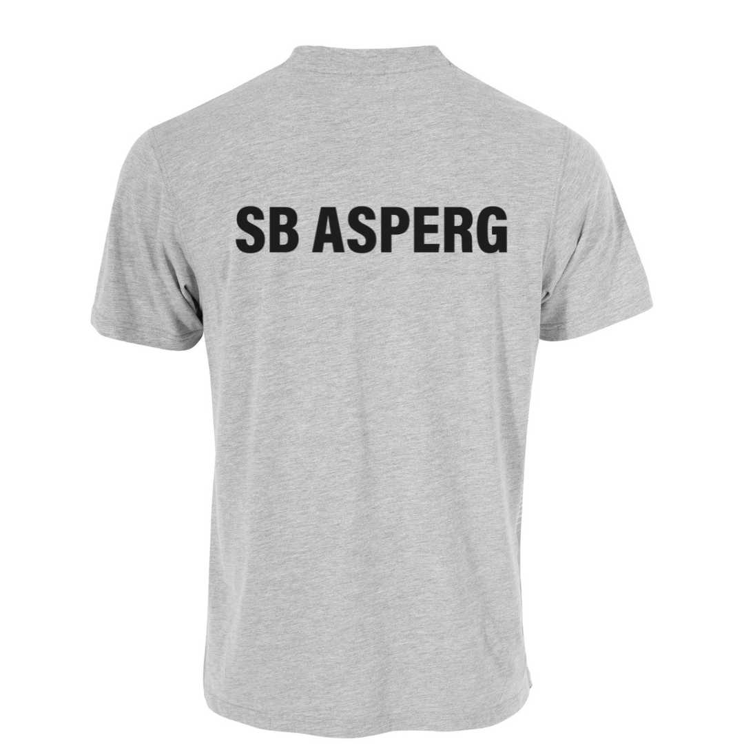 SB Asperg - Base Shirt Grau mit Schwarz