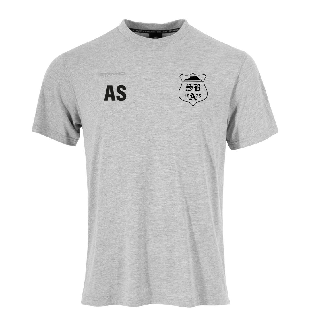 SB Asperg - Base Shirt Grau mit Schwarz