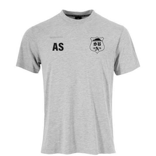 SB Asperg - Base Shirt Grau mit Schwarz