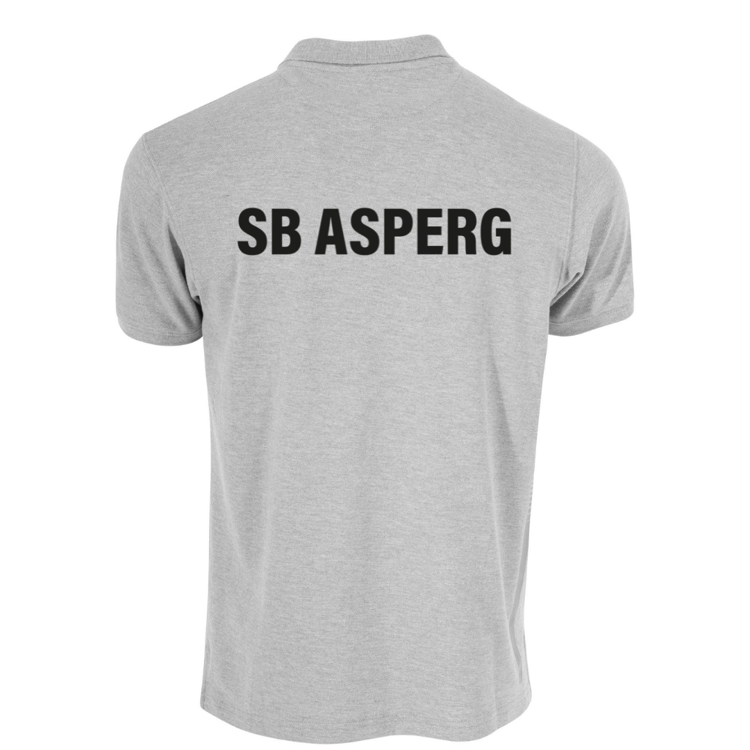 SB Asperg - Base Polo Grau mit Schwarz